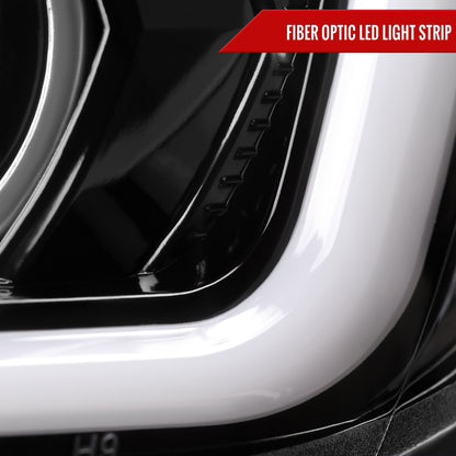 2015-2021 Subaru Impreza WRX/STI LED Bar Sequential Turn Signal (Glossy Black Housing/Clear Lens)