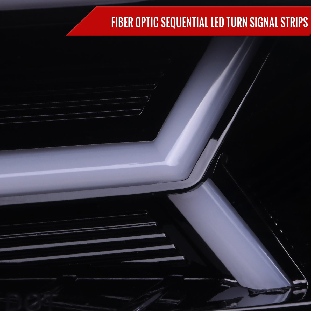 2015-2021 Subaru Impreza WRX/STI LED Bar Sequential Turn Signal (Glossy Black Housing/Smoked Lens)