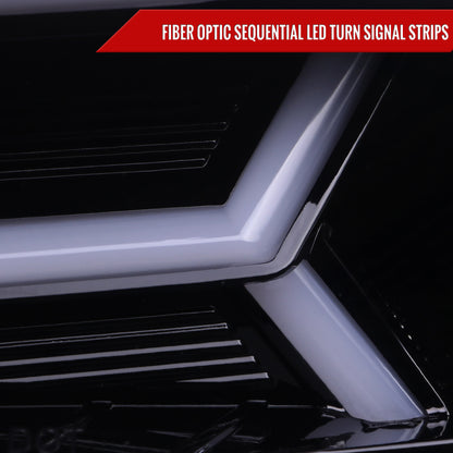 2015-2021 Subaru Impreza WRX/STI LED Bar Sequential Turn Signal (Glossy Black Housing/Smoked Lens)