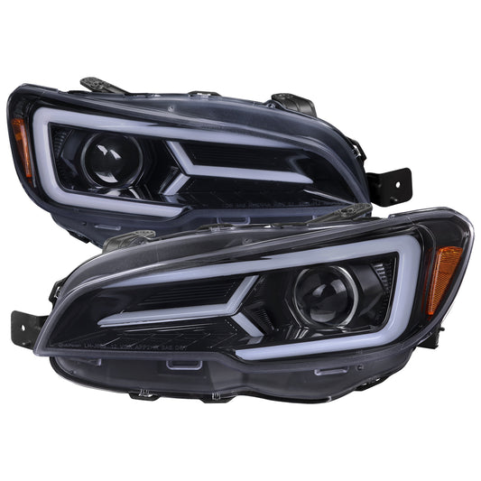 2015-2021 Subaru Impreza WRX/STI LED Bar Sequential Turn Signal (Glossy Black Housing/Smoked Lens)