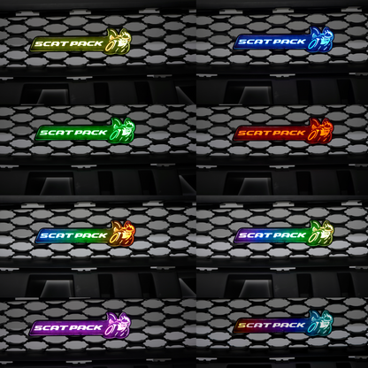 Scatpack LED Emblem Badge (Multicolor Flow)
