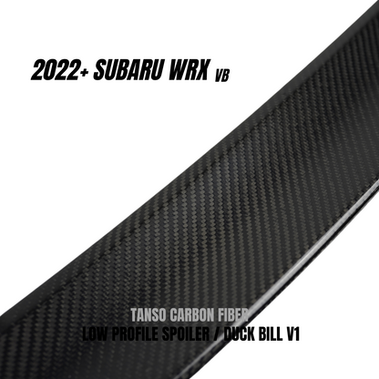 JDMuscle [22-25 WRX] Tanso Carbon Fiber Duck Bill V1