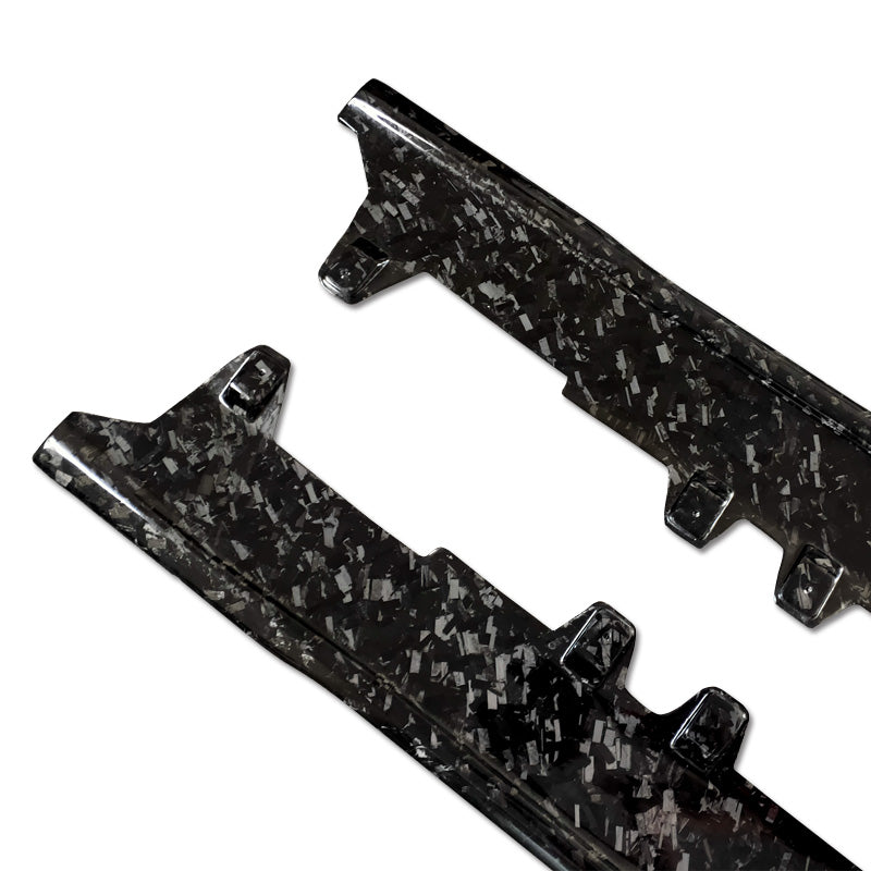 JDMuscle Tanso Carbon Fiber AT Style Side Skirt for 2020+ Toyota Supra