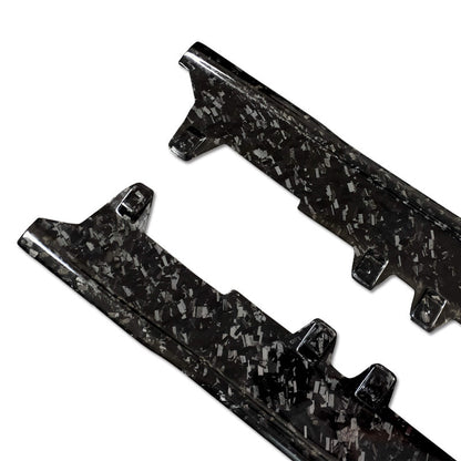 JDMuscle Tanso Carbon Fiber AT Style Side Skirt for 2020+ Toyota Supra