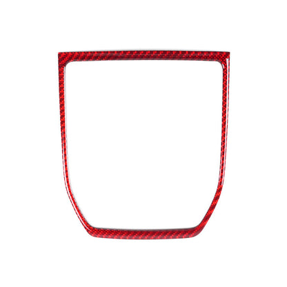 JDMuscle [22-25 WRX] P&S Series Carbon Fiber MT Shifter Trim | Black Carbon Fiber/ Red Carbon Fiber