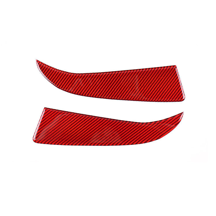 JDMuscle [22-25 WRX] P&S Series Carbon Fiber Center Kicker Panel Accents 2 PC| Black Carbon Fiber/ Red Carbon Fiber