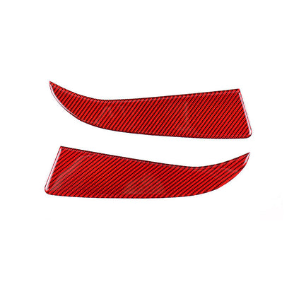 JDMuscle [22-25 WRX] P&S Series Carbon Fiber Center Kicker Panel Accents 2 PC| Black Carbon Fiber/ Red Carbon Fiber