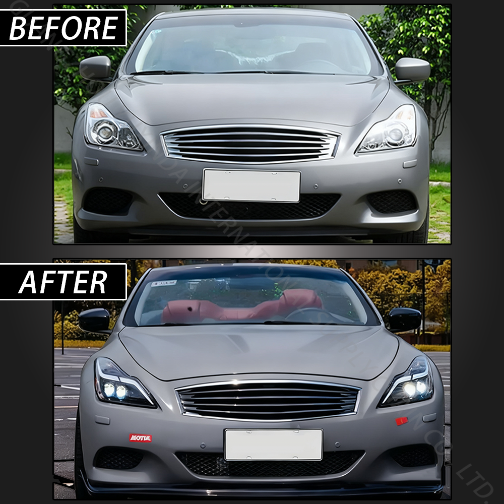 2008–2013 Infiniti G37 Coupe / 2014–2015 Q60 Coupe LED Headlight Assembly