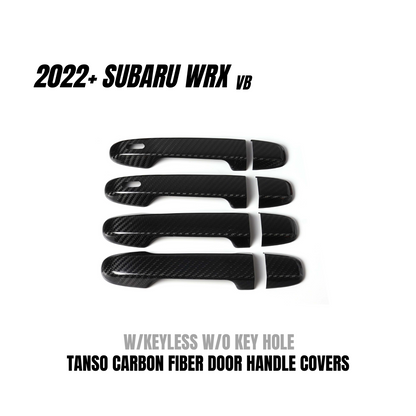 JDMuscle [22-25 WRX] Tanso Dry Carbon Fiber Door Handle Covers w/ Gloss Finish