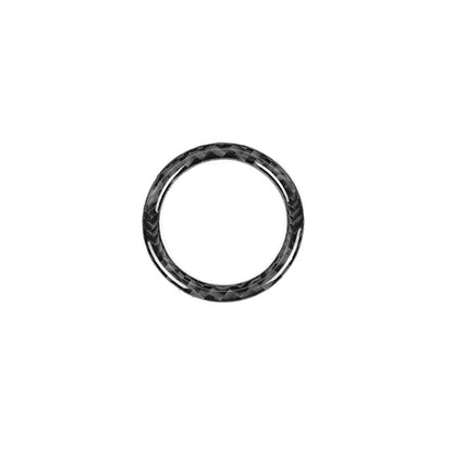 JDMuscle [22-25 WRX] P&S Series Carbon Fiber Trip Reset Button Frame Cover 1 PC | Black Carbon Fiber/ Red Carbon Fiber