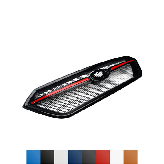 JDMuscle [22-25 WRX] V2 Front Bumper Grille-Paint Matched/Gloss Black