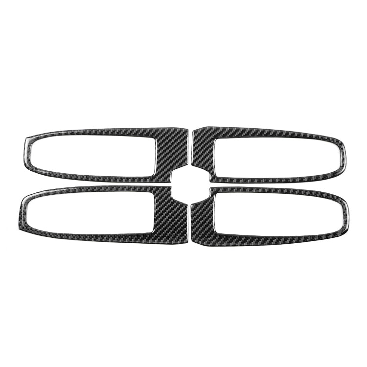 JDMuscle [22-25 WRX] P&S Series Carbon Fiber Window Switch Trim Covers 4 PC | Black Carbon Fiber/ Red Carbon Fiber