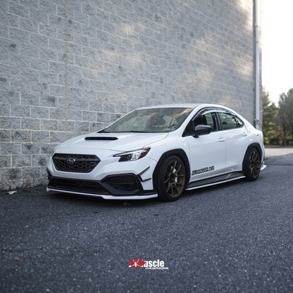 JDMuscle [22-25 WRX] V1 Rain Guards / Window Visors-Paint Matched