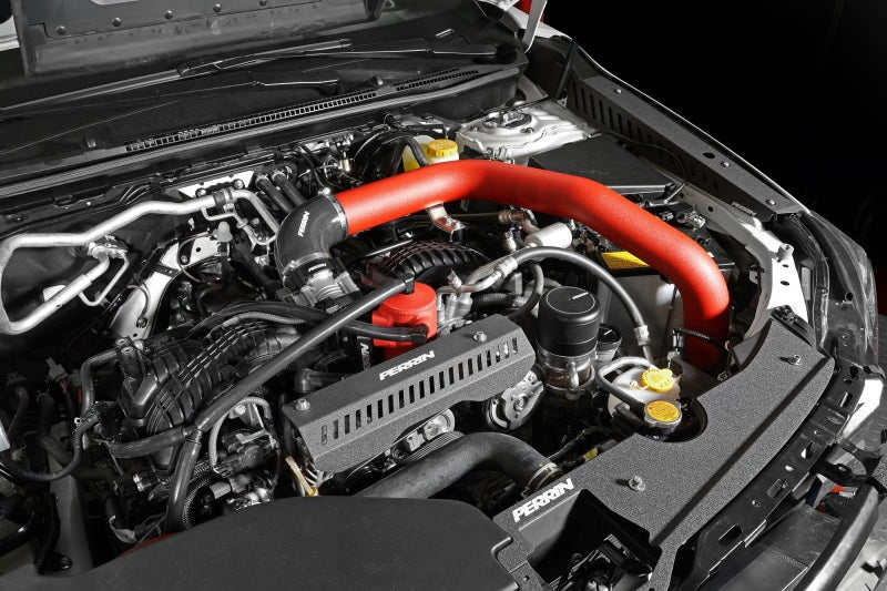 Perrin [22-25 WRX] Front Mount Intercooler Kit | Red Tubes & Black Core | PSP-ITR-441BK/RD