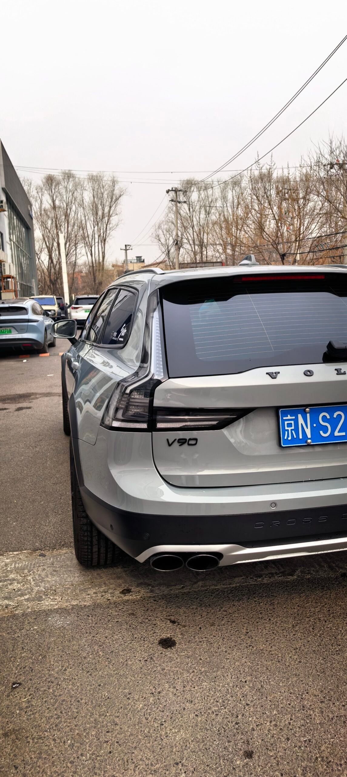 Volvo V90 clear white-housing tail lights by JIEAN Lights – photo 1