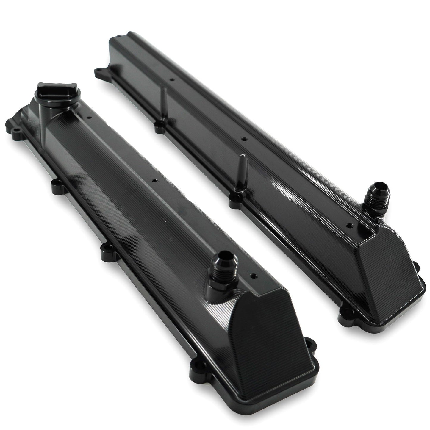 Toyota Supra 2JZ GTE VVTI Billet Valve Covers Anodized Oil Cap Bolts 2J AN AN10