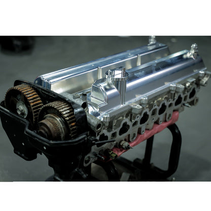Toyota Supra 2JZ GE VVTI Billet Valve Covers Anodized Oil Cap Bolts 2J AN AN10