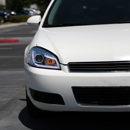 NTXGLOW RGB chrome headlights (2006-2013 Chevrolet Impala / 2014-2015 Impala Limited / 2006-2007 Monte Carlo)