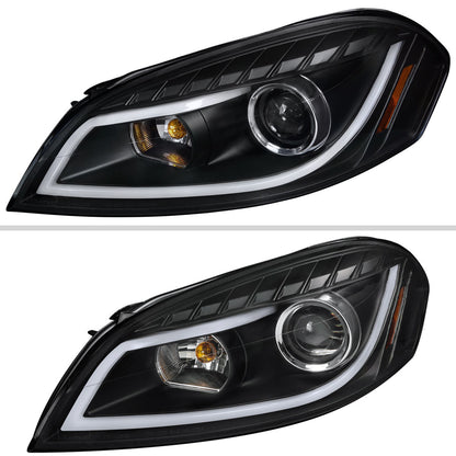 NTXGLOW RGB black headlights (2006–2013 Chevrolet Impala / 2014–2015 Impala Limited / 2006–2007 Monte Carlo)
