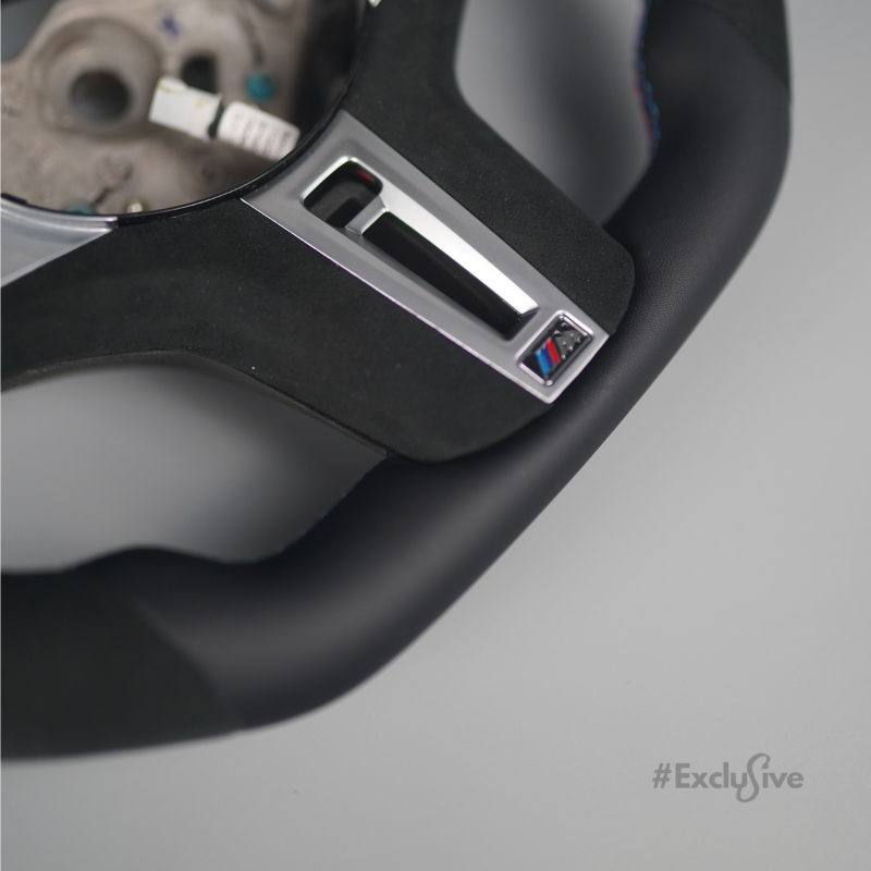 2018-2024 BMW  All M Models | G07 G87 G80 G82 G83 F90 F91 F92 F93 F95 F96 F97 F98 Custom Steering Wheel by Exclusive Steering