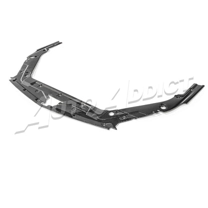 2020-2024 Cadillac CT5-V Blackwing Engine Panel Trim Radiator Cover Gloss Carbon Fiber 3pc Kit