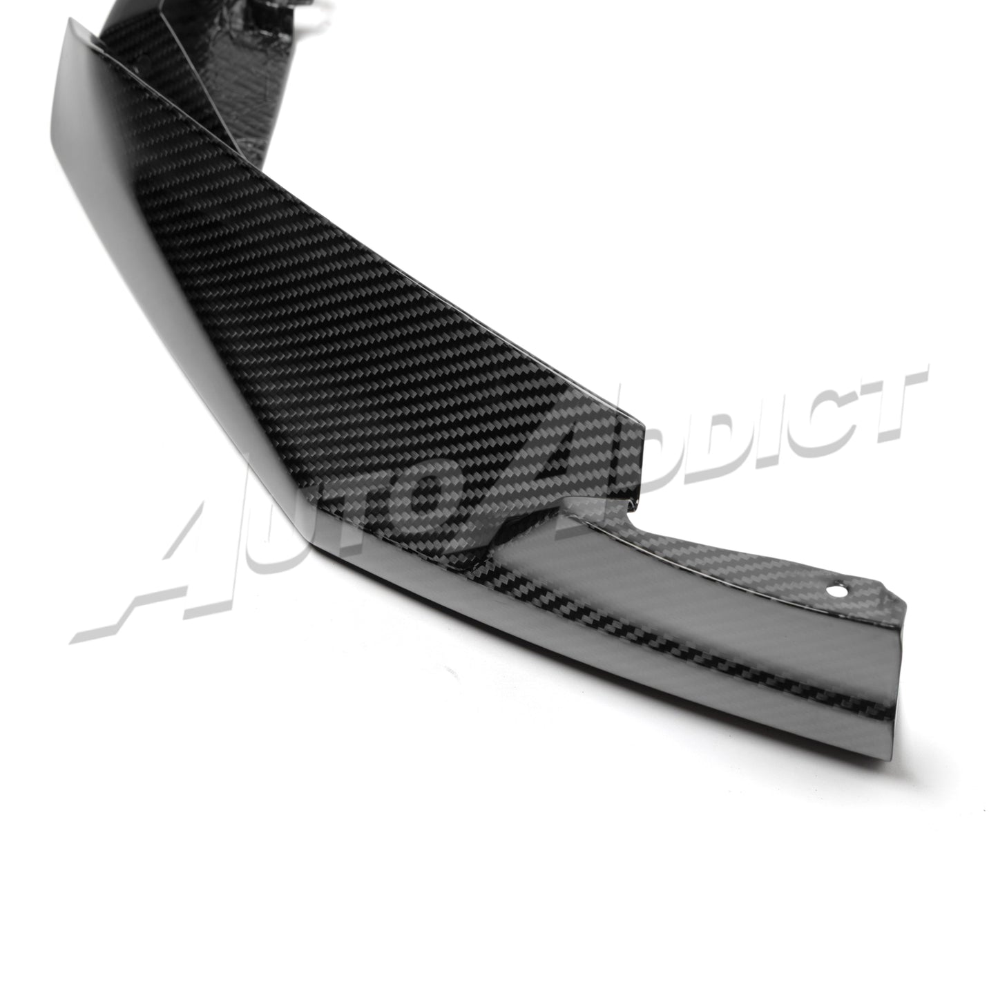 2021-2026 BMW G80 M3 G82 M4 Dry Gloss Double Sided Carbon Fiber Lower Chin Splitter 3pcs
