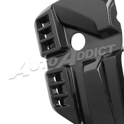 2021-2026 BMW G80 M3 G82 G83 Dry Gloss Double Sided Carbon Fiber Engine Cover Replacement