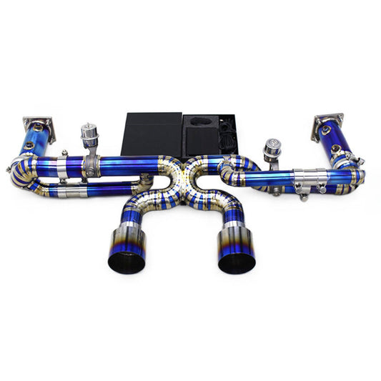 Titanium Valved Catback Exhaust for Porsche 911 991 991.2 Carrera S 3.0T