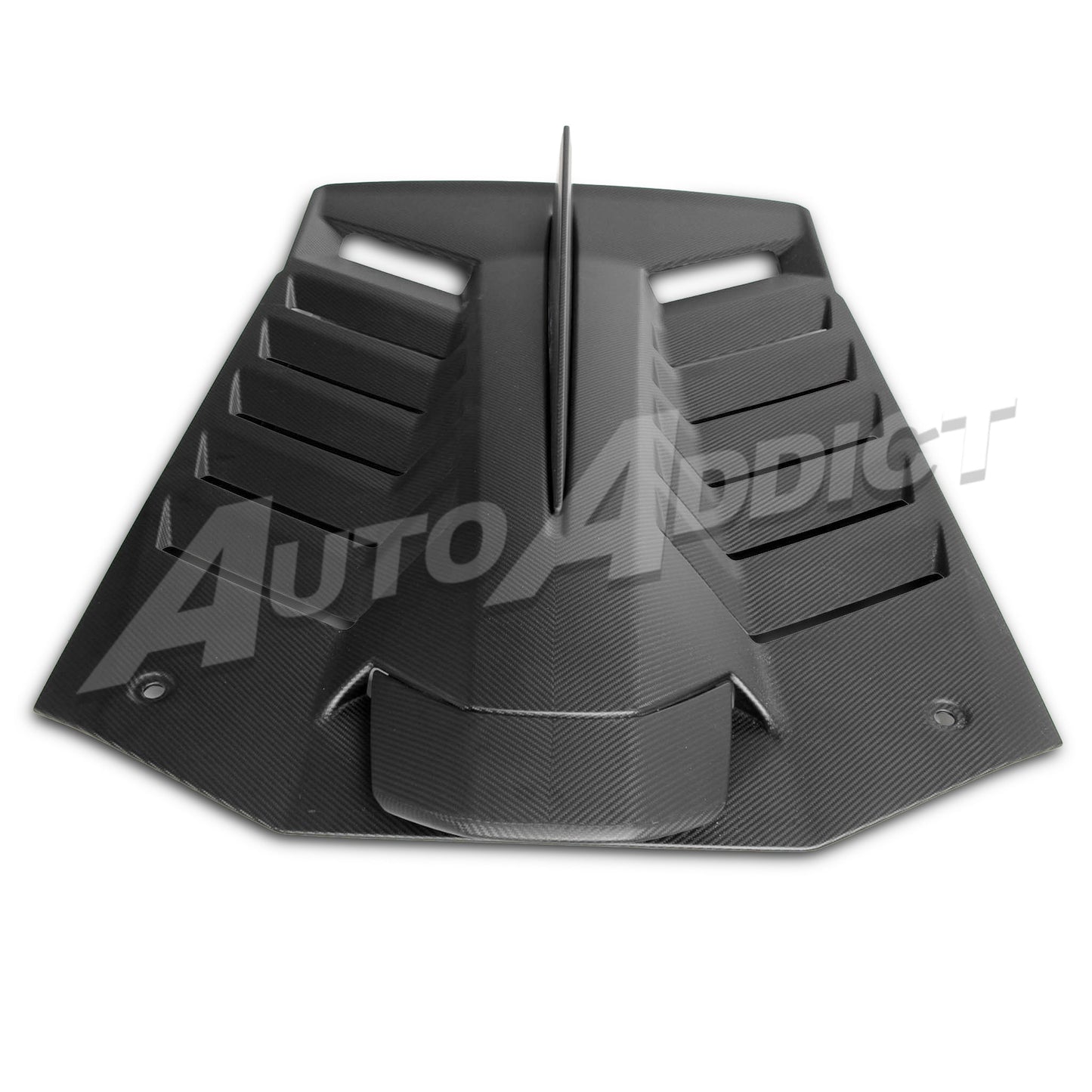 STO Lamborghini Huracan Dry Carbon Fiber Functional Rear Engine Cover Spoiler Fin