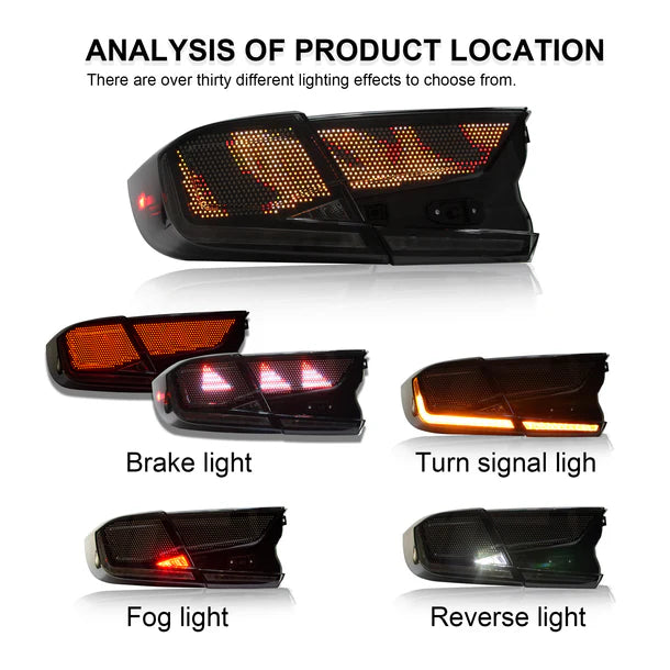 18 - 22 honda accord MATRIX RGB LED tail lights