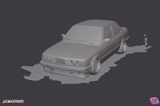 BMW 3 Series (E30) 3D Scan (Facelift, 1987-1994)