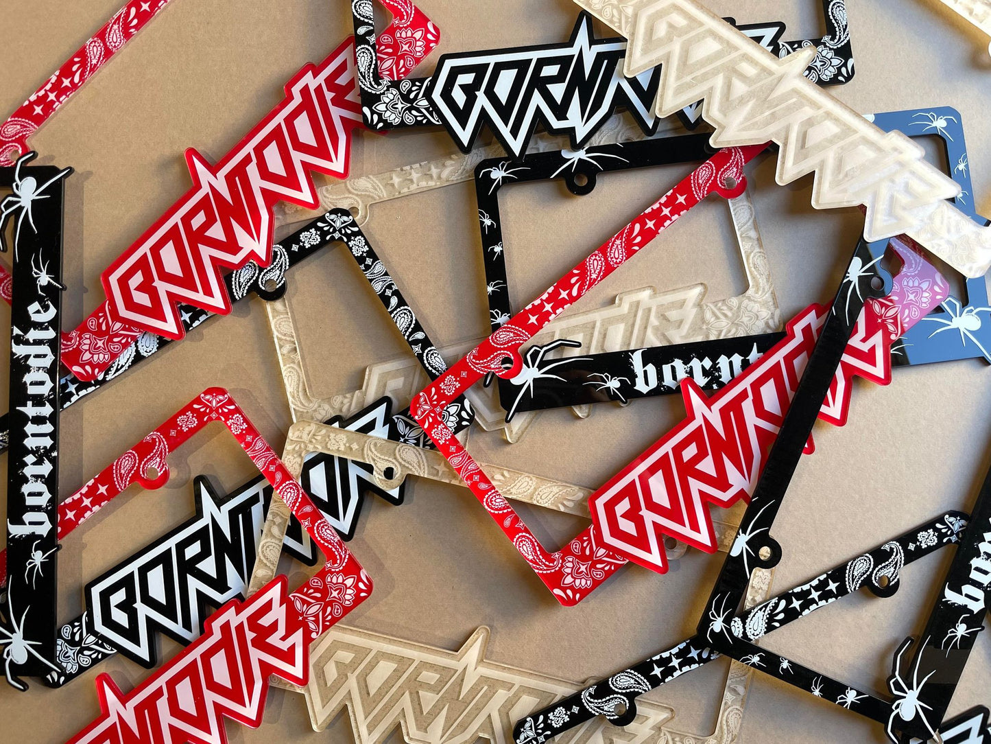 Bulk Order Custom License Plate Frames