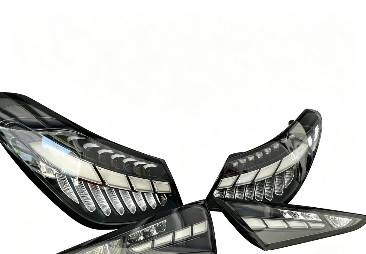 Mercedes-Benz C-Class (New Body) clear venom-style tail lights by JIEAN Lights – photo 3