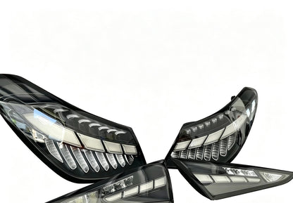Mercedes-Benz C-Class (New Body) clear venom-style tail lights by JIEAN Lights – photo 3