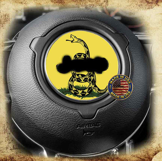 Steering wheel decal Don't Tread on me 159