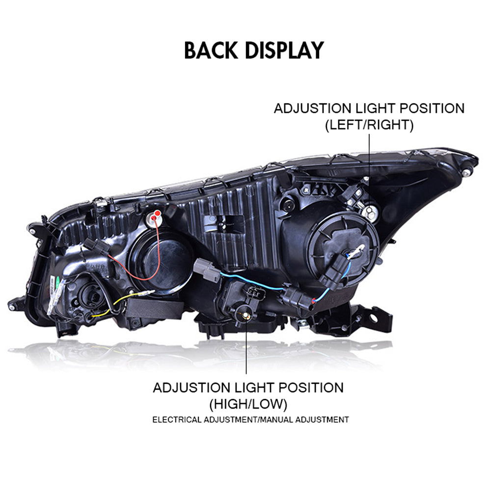 OPEN BOX  - LED Headlights For 2008-2012 Honda Accord MK8, DRL Sequential Turn Signal