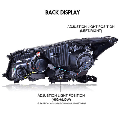 OPEN BOX  - LED Headlights For 2008-2012 Honda Accord MK8, DRL Sequential Turn Signal