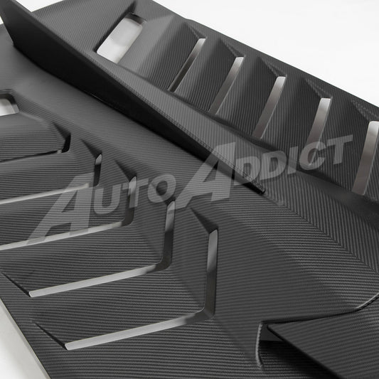STO Lamborghini Huracan Dry Carbon Fiber Functional Rear Engine Cover Spoiler Fin