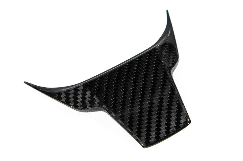 OLM Carbon Fiber Lower Steering Wheel Cover (Gloss Finish) -  2016 - 21 Honda Civic / 2017-21 Honda Civic Type R