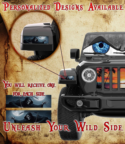 grim reaper Jl and Gladiator Turn signal decal 18
