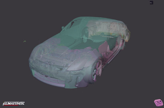 Nissan 350Z (Z33) 3D Scan (2003-2006)