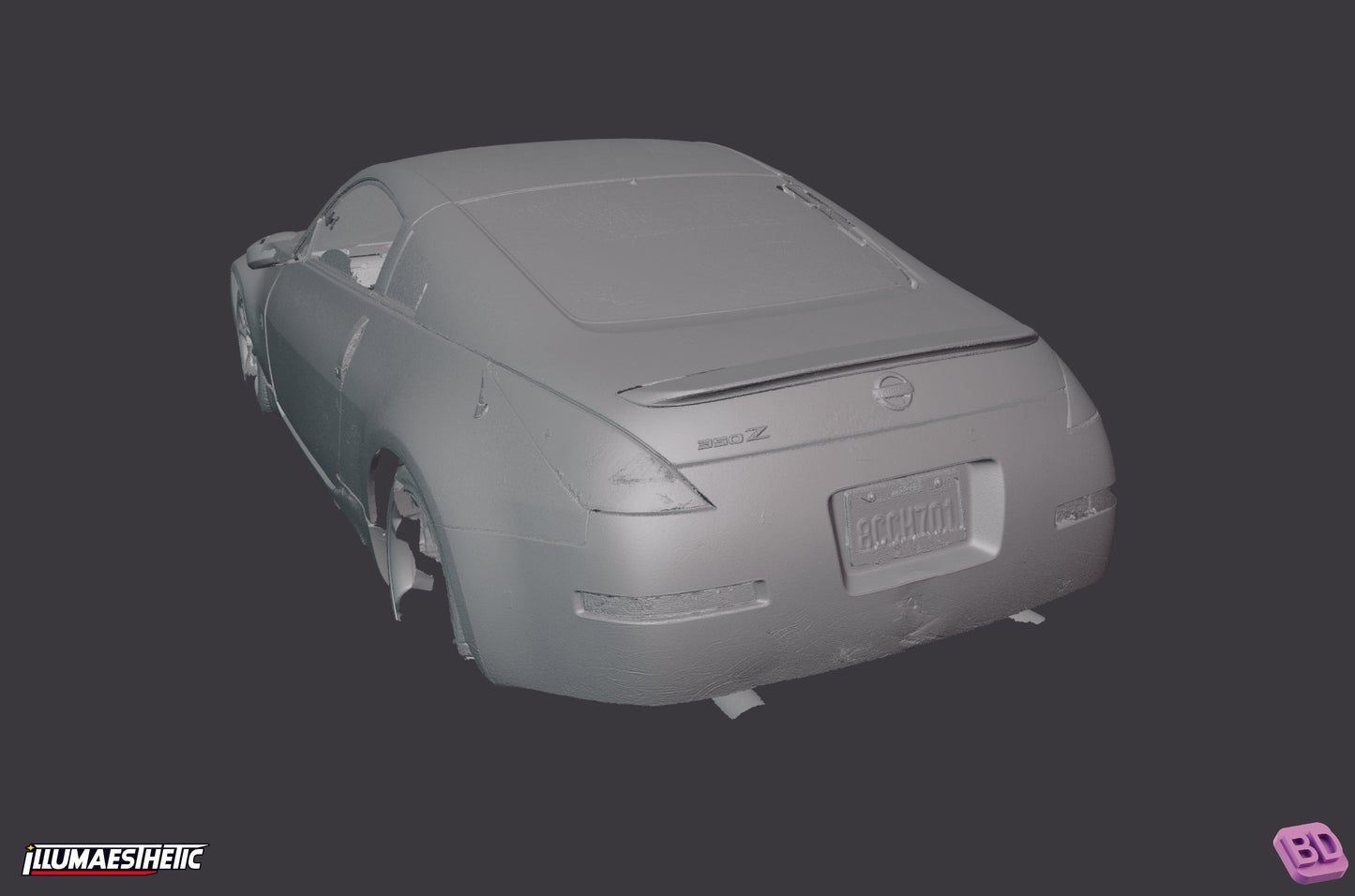 Nissan 350Z (Z33) 3D Scan (2003-2006)