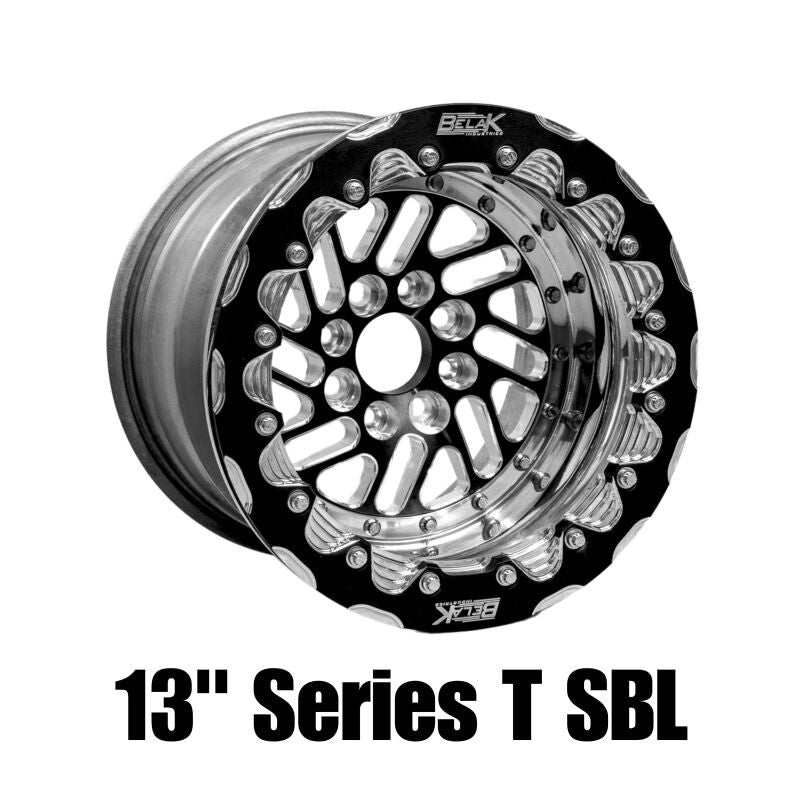Belak 15x8 / 5in BS / 4x100 BP / High Pad / Series Twisted Wheel - Non-Beadlock