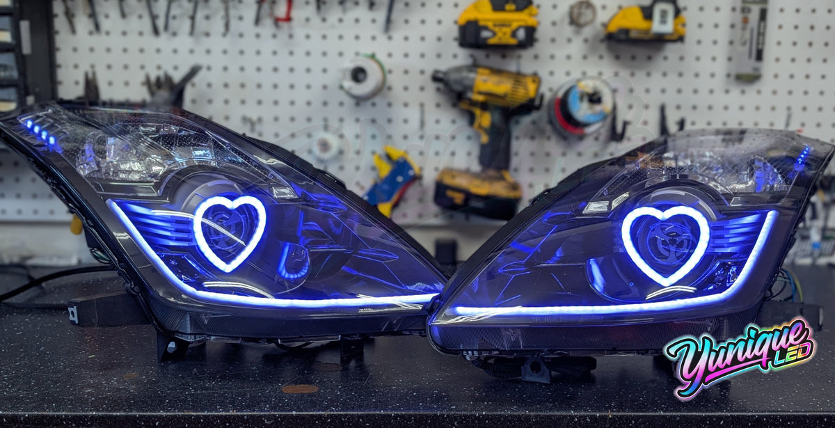 2003-2009 Nissan 350Z BlueGhozt Heart Stage 3 Headlights