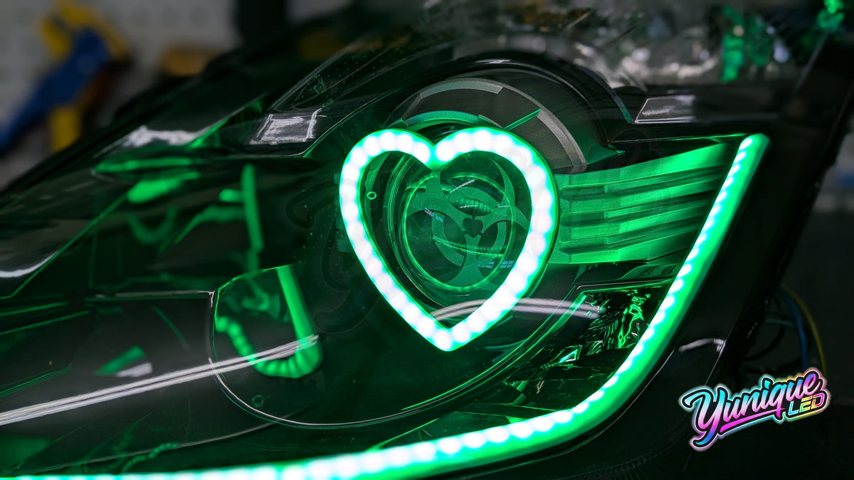 2003-2009 Nissan 350Z BlueGhozt Heart Stage 3 Headlights