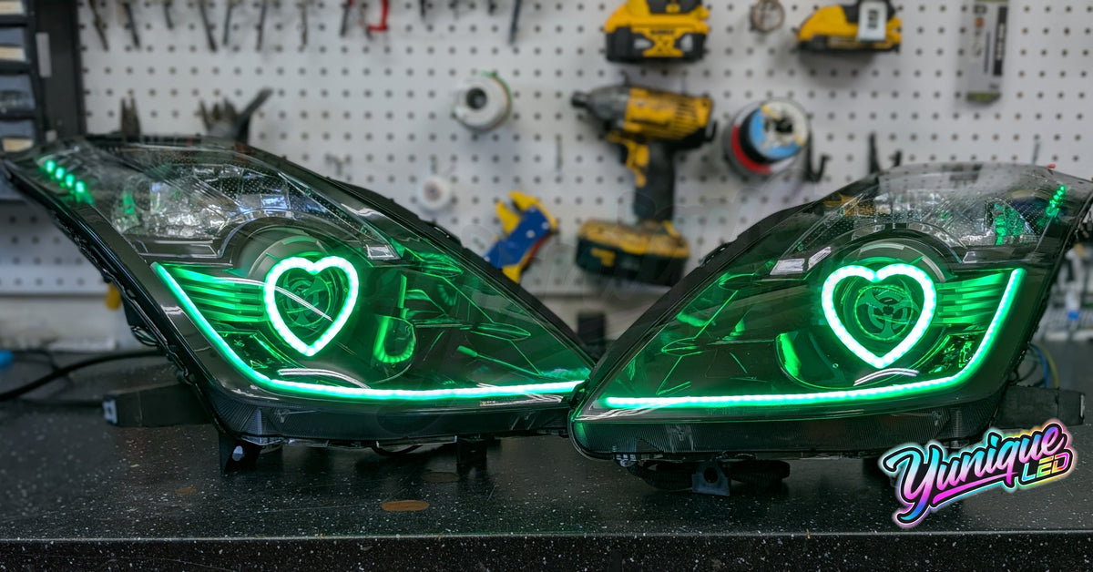 2003-2009 Nissan 350Z BlueGhozt Heart Stage 3 Headlights