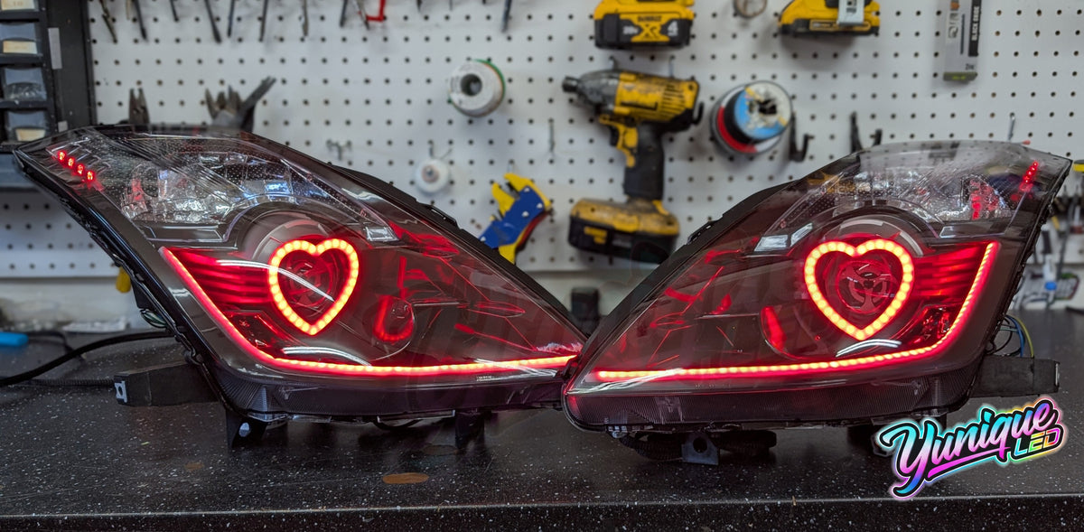 2003-2009 Nissan 350Z BlueGhozt Heart Stage 3 Headlights