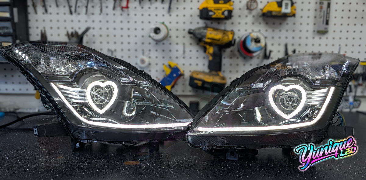 2003-2009 Nissan 350Z BlueGhozt Heart Stage 3 Headlights