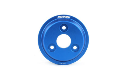 Perrin Lightweight Water Pump Pulley Blue WRX 15-21 / Forester 14-18 / Crosstrek 18-20 / Impreza 17-22 | PSP-ENG-111BL