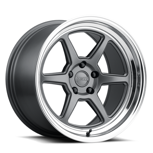 Kansei K14G Roku 18x8.5in / 5x110 BP / 35mm Offset / 73.1mm Bore - Matte Gunmetal